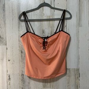 Merona Peach Double Strap Bikini Top
